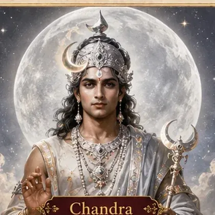 Chandra in human form