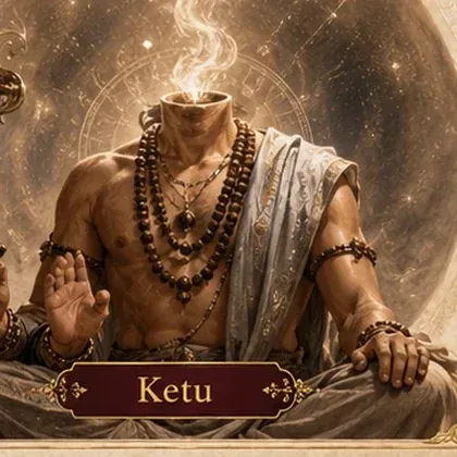 Ketu in human form