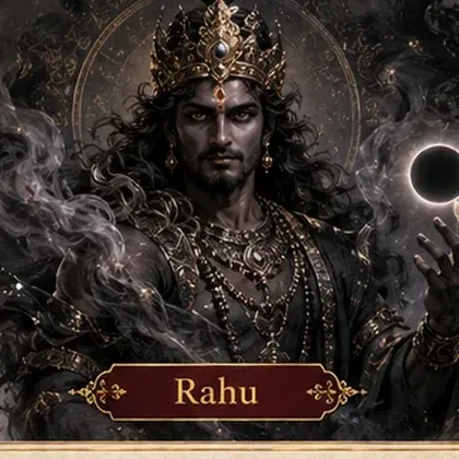 Rahu in human form