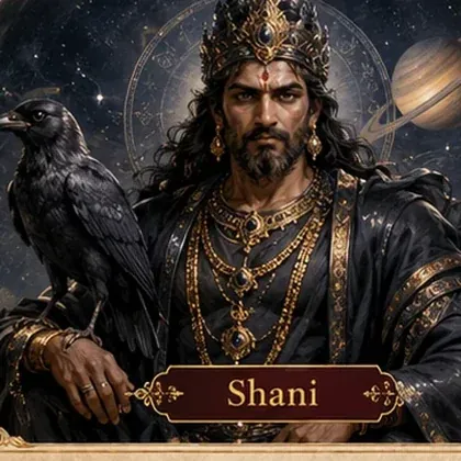 Shani in human form